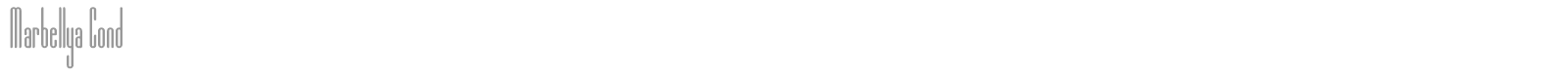 Marbellya font preview